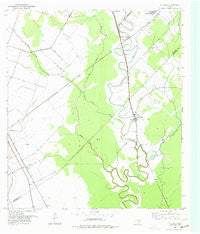 Pledger Texas Historical topographic map, 1:24000 scale, 7.5 X 7.5 Minute, Year 1952
