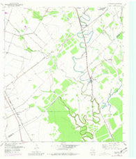 Pledger Texas Historical topographic map, 1:24000 scale, 7.5 X 7.5 Minute, Year 1952