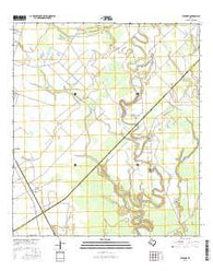 Pledger Texas Current topographic map, 1:24000 scale, 7.5 X 7.5 Minute, Year 2016