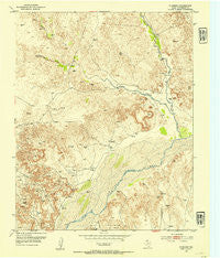 Plemons Texas Historical topographic map, 1:24000 scale, 7.5 X 7.5 Minute, Year 1953