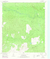 Pluck Texas Historical topographic map, 1:24000 scale, 7.5 X 7.5 Minute, Year 1963