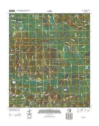 Pluck Texas Historical topographic map, 1:24000 scale, 7.5 X 7.5 Minute, Year 2013