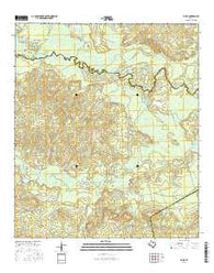 Pluck Texas Current topographic map, 1:24000 scale, 7.5 X 7.5 Minute, Year 2016