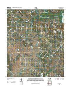 Poetry Texas Historical topographic map, 1:24000 scale, 7.5 X 7.5 Minute, Year 2012