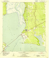 Point Comfort Texas Historical topographic map, 1:24000 scale, 7.5 X 7.5 Minute, Year 1952