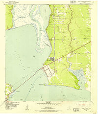 Point Comfort Texas Historical topographic map, 1:24000 scale, 7.5 X 7.5 Minute, Year 1952