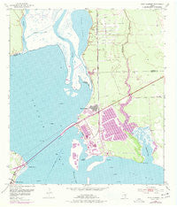 Point Comfort Texas Historical topographic map, 1:24000 scale, 7.5 X 7.5 Minute, Year 1952