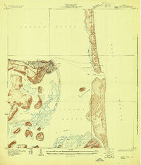 Point Isabel Texas Historical topographic map, 1:24000 scale, 7.5 X 7.5 Minute, Year 1929