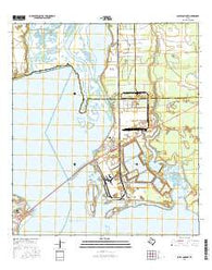 Point Comfort Texas Current topographic map, 1:24000 scale, 7.5 X 7.5 Minute, Year 2016