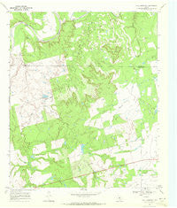 Poke Mountain Texas Historical topographic map, 1:24000 scale, 7.5 X 7.5 Minute, Year 1969