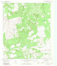 Poke Mountain Texas Historical topographic map, 1:24000 scale, 7.5 X 7.5 Minute, Year 1969