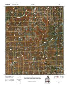 Poke Mountain Texas Historical topographic map, 1:24000 scale, 7.5 X 7.5 Minute, Year 2010
