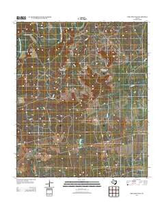 Poke Mountain Texas Historical topographic map, 1:24000 scale, 7.5 X 7.5 Minute, Year 2012