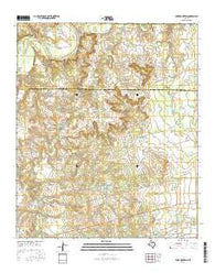Poke Mountain Texas Current topographic map, 1:24000 scale, 7.5 X 7.5 Minute, Year 2016