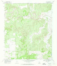 Polar Texas Historical topographic map, 1:24000 scale, 7.5 X 7.5 Minute, Year 1969