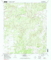 Polar Texas Historical topographic map, 1:24000 scale, 7.5 X 7.5 Minute, Year 1969