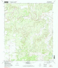 Polar Texas Historical topographic map, 1:24000 scale, 7.5 X 7.5 Minute, Year 1969