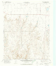 Pollard Creek Texas Historical topographic map, 1:24000 scale, 7.5 X 7.5 Minute, Year 1972
