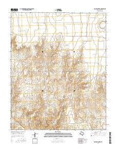 Pollard Creek Texas Current topographic map, 1:24000 scale, 7.5 X 7.5 Minute, Year 2016