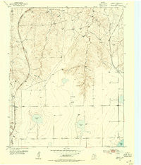 Pomeroy Texas Historical topographic map, 1:24000 scale, 7.5 X 7.5 Minute, Year 1953
