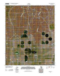 Pomeroy Texas Historical topographic map, 1:24000 scale, 7.5 X 7.5 Minute, Year 2010