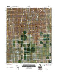 Pomeroy Texas Historical topographic map, 1:24000 scale, 7.5 X 7.5 Minute, Year 2012