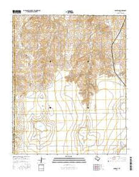 Pomeroy Texas Current topographic map, 1:24000 scale, 7.5 X 7.5 Minute, Year 2016