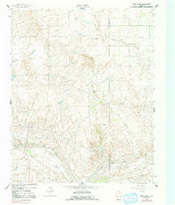 Pond Creek Texas Historical topographic map, 1:24000 scale, 7.5 X 7.5 Minute, Year 1962
