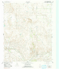 Pond Creek Texas Historical topographic map, 1:24000 scale, 7.5 X 7.5 Minute, Year 1962