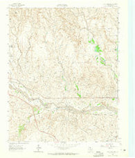 Pond Creek NW Texas Historical topographic map, 1:24000 scale, 7.5 X 7.5 Minute, Year 1962