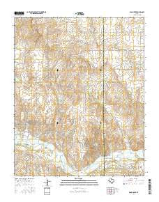 Pond Creek Texas Current topographic map, 1:24000 scale, 7.5 X 7.5 Minute, Year 2016