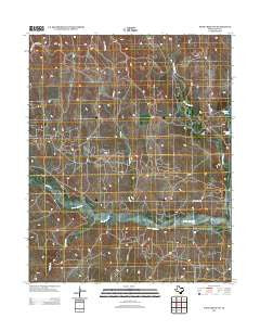 Pond Creek NW Texas Historical topographic map, 1:24000 scale, 7.5 X 7.5 Minute, Year 2012