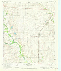 Ponder Texas Historical topographic map, 1:24000 scale, 7.5 X 7.5 Minute, Year 1959