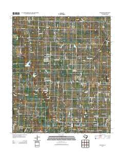 Ponder Texas Historical topographic map, 1:24000 scale, 7.5 X 7.5 Minute, Year 2013