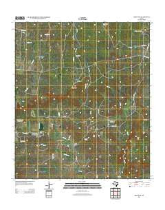 Pontotoc Texas Historical topographic map, 1:24000 scale, 7.5 X 7.5 Minute, Year 2012