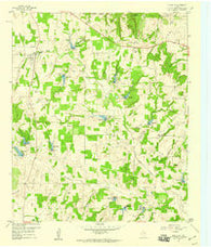 Poolville Texas Historical topographic map, 1:24000 scale, 7.5 X 7.5 Minute, Year 1959
