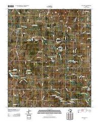Poolville Texas Historical topographic map, 1:24000 scale, 7.5 X 7.5 Minute, Year 2010