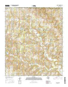 Poolville Texas Current topographic map, 1:24000 scale, 7.5 X 7.5 Minute, Year 2016