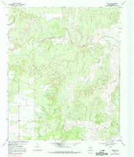 Poplar Texas Historical topographic map, 1:24000 scale, 7.5 X 7.5 Minute, Year 1969