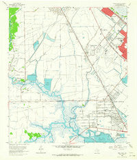Port Acres Texas Historical topographic map, 1:24000 scale, 7.5 X 7.5 Minute, Year 1962