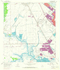 Port Acres Texas Historical topographic map, 1:24000 scale, 7.5 X 7.5 Minute, Year 1962