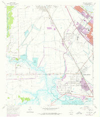 Port Acres Texas Historical topographic map, 1:24000 scale, 7.5 X 7.5 Minute, Year 1962