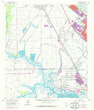 Port Acres Texas Historical topographic map, 1:24000 scale, 7.5 X 7.5 Minute, Year 1962
