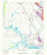 Port Acres Texas Historical topographic map, 1:24000 scale, 7.5 X 7.5 Minute, Year 1962