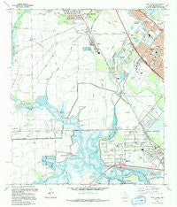 Port Acres Texas Historical topographic map, 1:24000 scale, 7.5 X 7.5 Minute, Year 1993