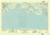 Port Arthur Texas Historical topographic map, 1:250000 scale, 1 X 2 Degree, Year 1954