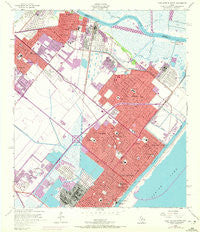 Port Arthur North Texas Historical topographic map, 1:24000 scale, 7.5 X 7.5 Minute, Year 1957
