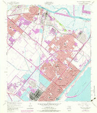 Port Arthur North Texas Historical topographic map, 1:24000 scale, 7.5 X 7.5 Minute, Year 1957