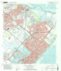 Port Arthur North Texas Historical topographic map, 1:24000 scale, 7.5 X 7.5 Minute, Year 1993
