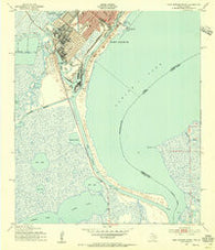 Port Arthur South Texas Historical topographic map, 1:24000 scale, 7.5 X 7.5 Minute, Year 1943